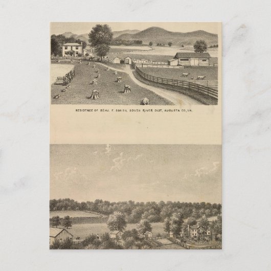 McFarland, Smith residences Briefkaart (Voorkant)