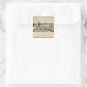 McFarland, Smith residences Vierkante Sticker (Tas)
