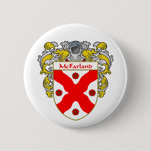 McFarland Wapenstaart (gemantled) Ronde Button 5,7 Cm (Voorkant)