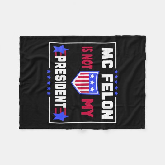 McFelon is niet mijn President Fleece Deken (Voorkant (Horizontaal))