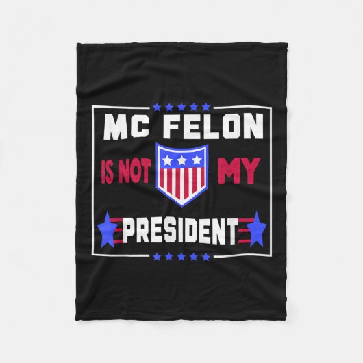 McFelon is niet mijn President Fleece Deken (Voorkant)