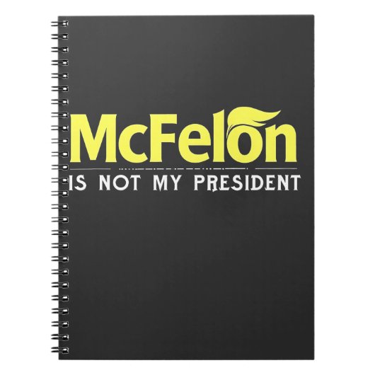 McFelon is niet mijn President Notitieboek (Voorkant)
