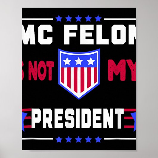 McFelon is niet mijn President Poster (Voorkant)