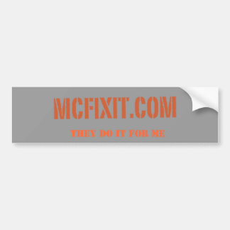 McFix IT-Bumpersticker Bumpersticker