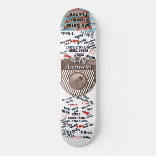 McFly Shield Alles McFly Persoonlijk Skateboard (Voorkant)