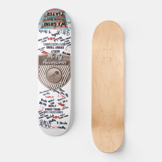 McFly Shield Alles McFly Persoonlijk Skateboard (Voorkant)