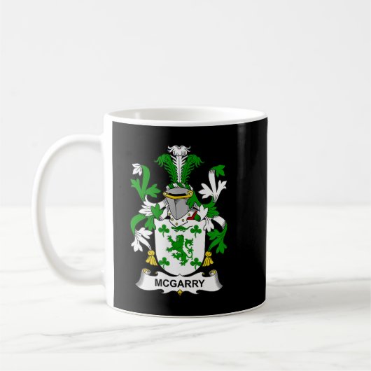 McGarry Coat of Arms Family Crest Koffiemok (Links)