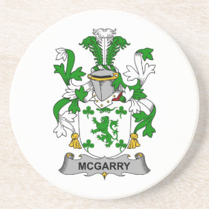 McGarry Family Crest Zandsteen Onderzetter