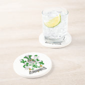 McGarry Family Crest Zandsteen Onderzetter (Zijkant)