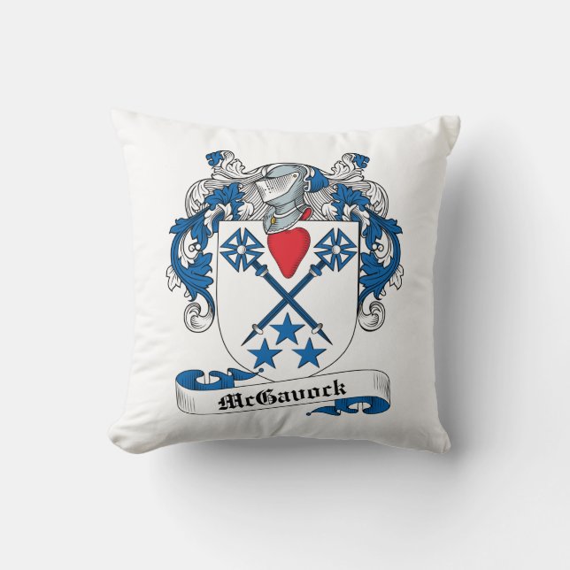 McGavock Family Crest Kussen (Voorkant)