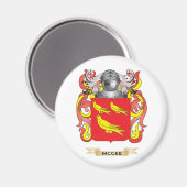 McGee Wapen (Familie Crest) Magneet (Voorkant / Achterkant)