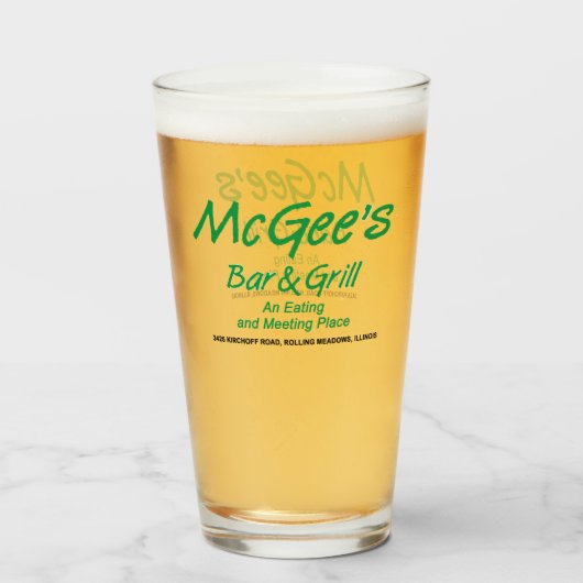 McGee's Bar & Grill, Rolling Meadows, Verenigde St Glas (Voorkant gevuld)