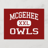 McGehee - Eigenaars - High School - McGehee Arkans Briefkaart (Voorkant)