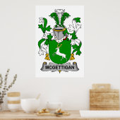 McGettigan Family Crest Poster (Keuken)