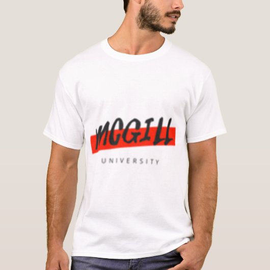 McGill University ontwerp 12 T-shirt (Voorkant)