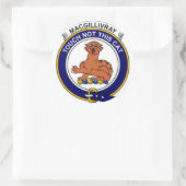 McGillivray Family Crest Ronde Sticker (Tas)