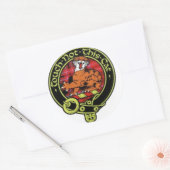 McGillivray Family Crest Ronde Sticker (Envelop)