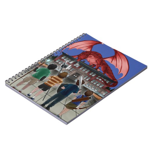 McGilvra DnD Club Kids vs. Dragon Spiraal Notebook Notitieboek (Linkerzijde)