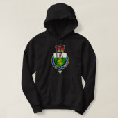McGinnis Coat of Arms Family Crest  Hoodie (Design voorkant)