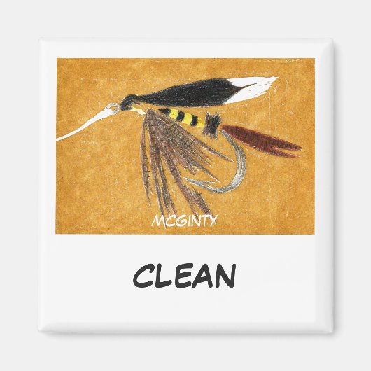 "McGinty" Dish Washer Status Magnet (Voorkant)