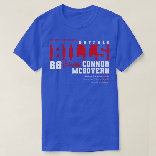 McGovern Bills 2023 T-shirt (Design voorkant)