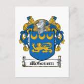 McGovern Family Crest Briefkaart (Voorkant)