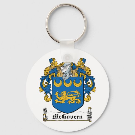 McGovern Family Crest Sleutelhanger (Voorkant)