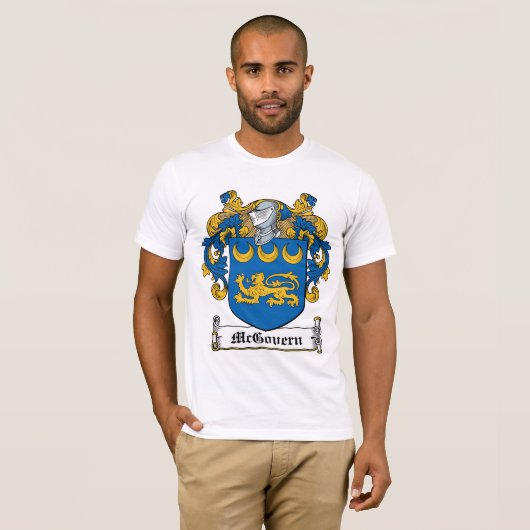 McGovern Family Crest T-shirt (Voorkant volledig)