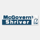 McGovern Shriver 1972 Bumpersticker (Voorkant)