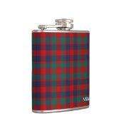 McGowan Tartan Monogram Bright Red Plaid Heupfles (Rechts)
