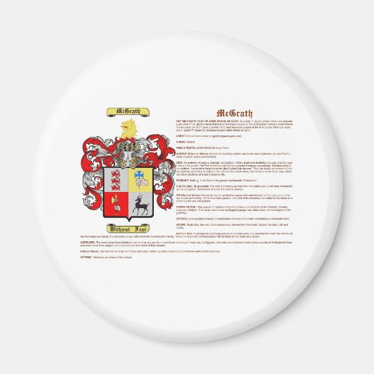 McGrath (betekenis) Magneet (Voorkant)