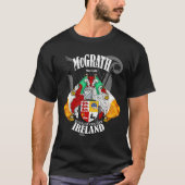 McGrath Crest Coat of Arms *Add Location* T-shirt (Voorkant)