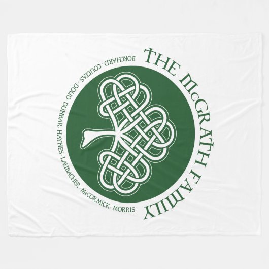McGrath Family Fleece Blanket (Voorkant (Horizontaal))