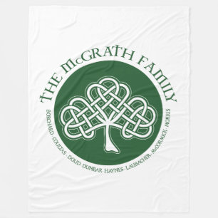 McGrath Family Fleece Blanket Deken