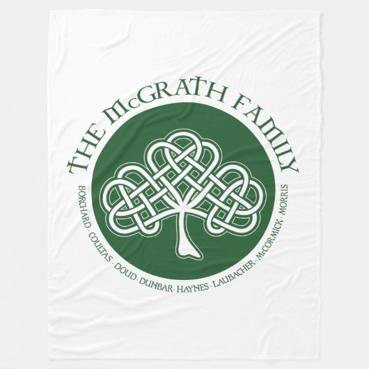 McGrath Family Fleece Blanket Deken (Voorkant)