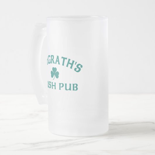 McGrath's Ierse Pub  Matglas Bierpul (Voorkant links)