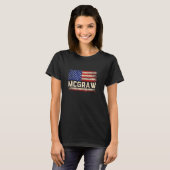 McGraw Achternaam Shirt McGraw Naam Amerikaanse Vl (Voorkant volledig)