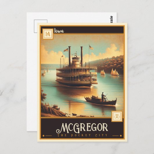 McGregor, Iowa | Briefkaart (Voorkant / Achterkant)