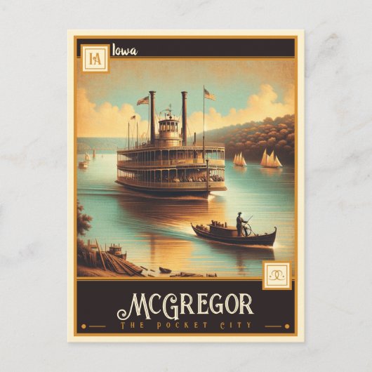 McGregor, Iowa | Briefkaart (Voorkant)