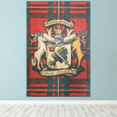 McGregor 'S Rioghal Mo Dhream Ard Choille Canvas Afdruk (Insitu (Houten vloer))