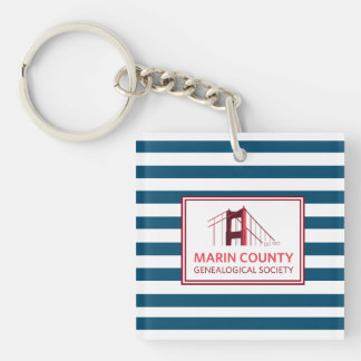 MCGS Stripe Logo met rand Sleutelhanger