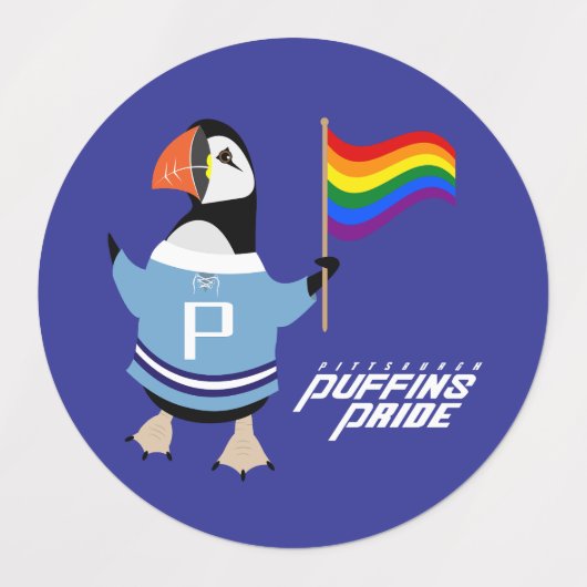 McGuffin Puffin Pride Labels (Design 1)