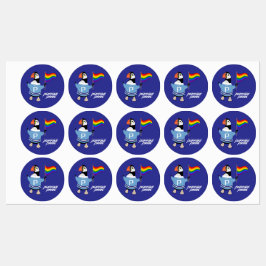 McGuffin Puffin Pride Labels