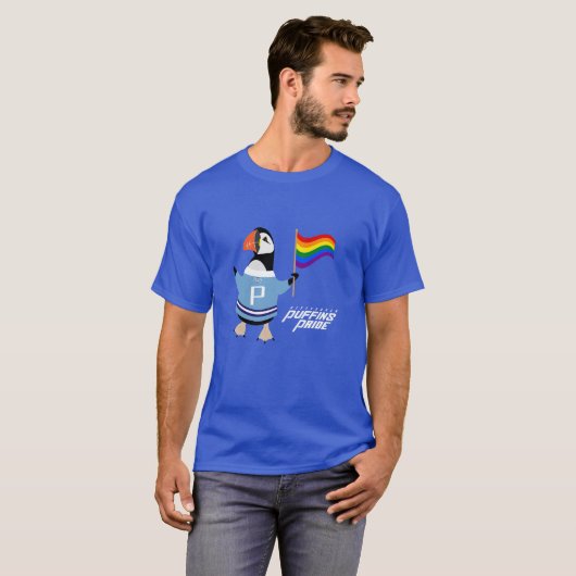 McGuffin Puffin Pride T-shirt (Voorkant volledig)