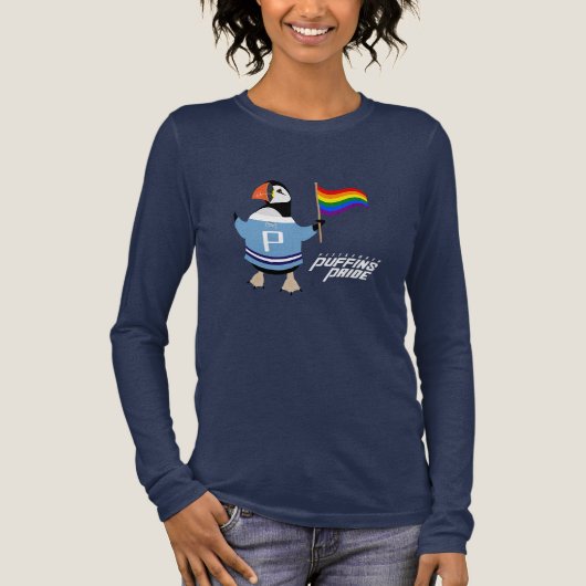 McGuffin Puffin Pride Tri-Blend Shirt (Voorkant)
