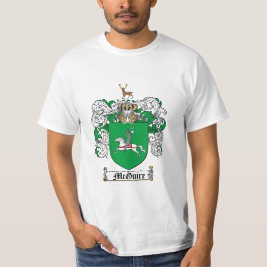 McGuire Family Crest - McGuire wapenstilstand T-shirt (Voorkant)