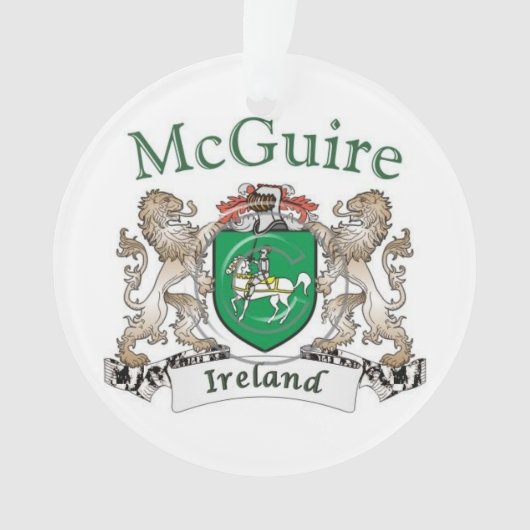 McGuire Family Crest Ornament (voorkant)