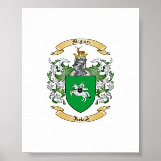 McGuire Family Crest Poster (Voorkant)