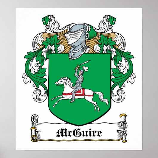 McGuire Family Crest Poster (Voorkant)