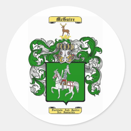 McGuire Ronde Sticker (Voorkant)